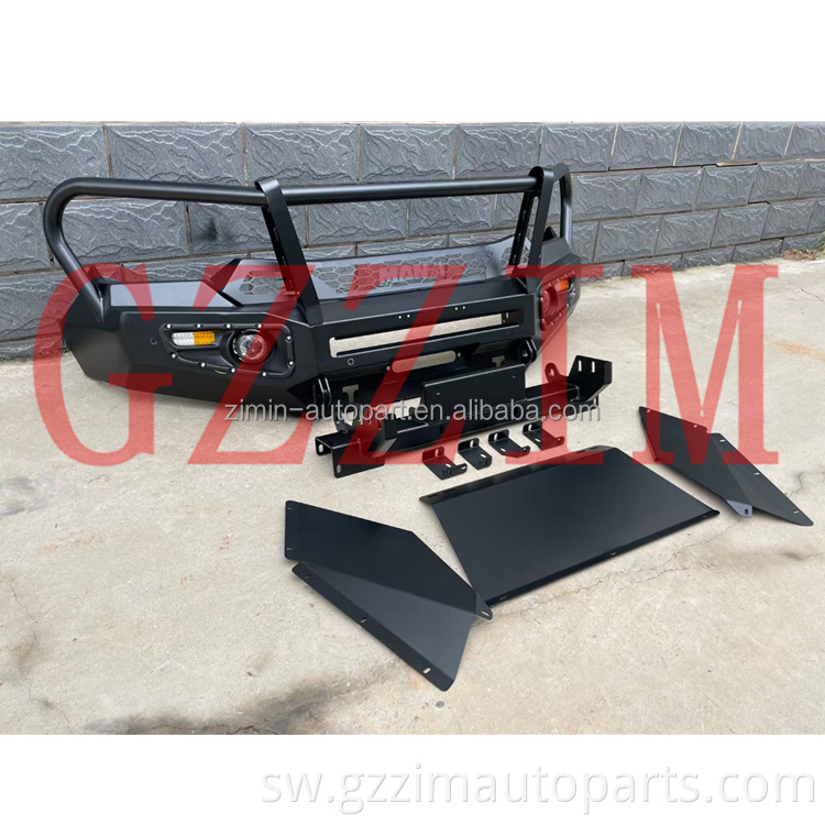 Nyeusi chuma cha pua mbele bumper bar bar mbele bar kwa d_max 2021+